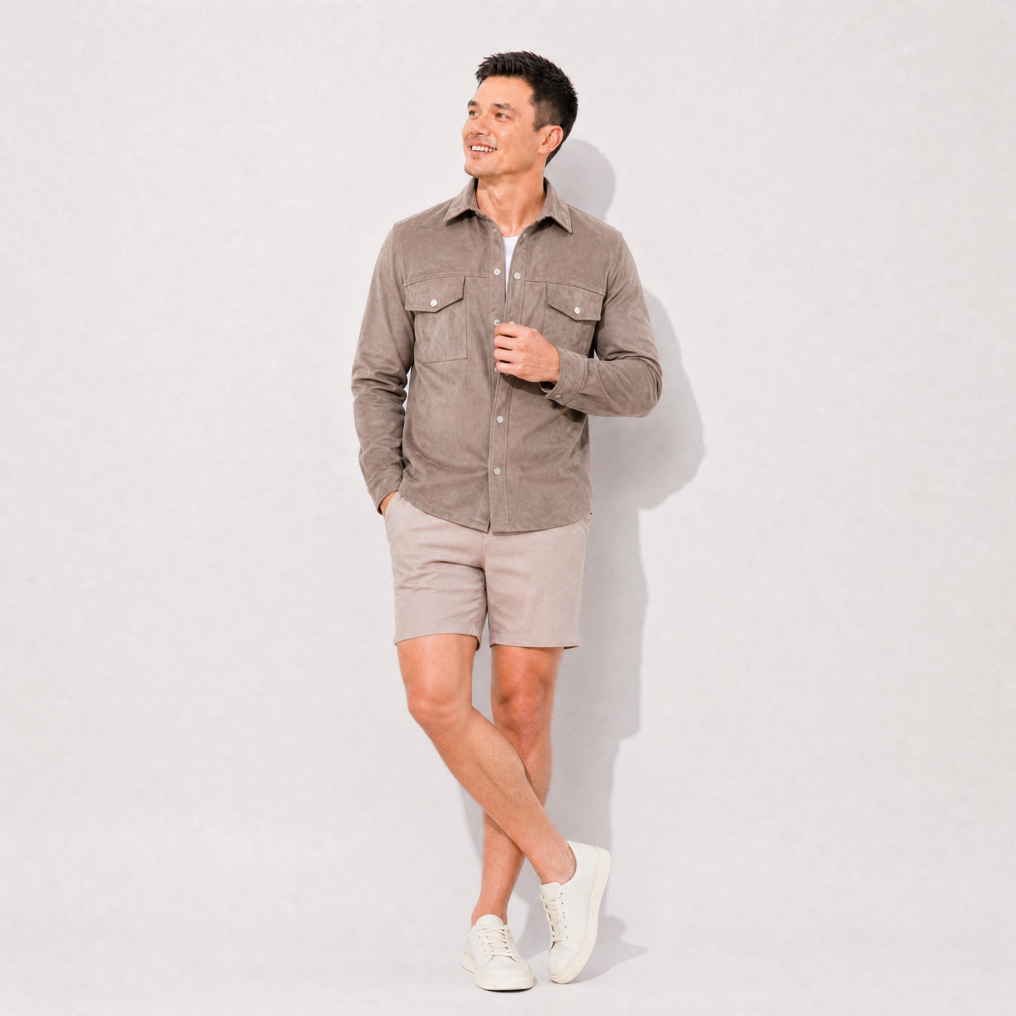 MEN'S MICRO SUEDE SHIRT 
