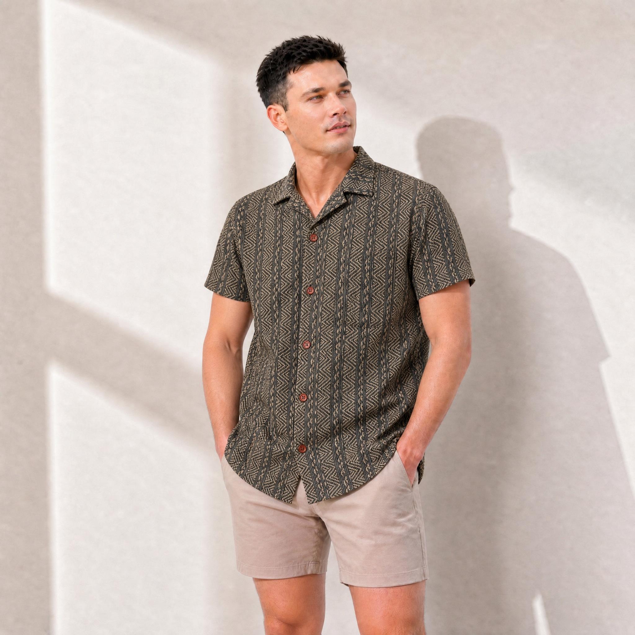 MEN'S JACQUARD SHIRT
