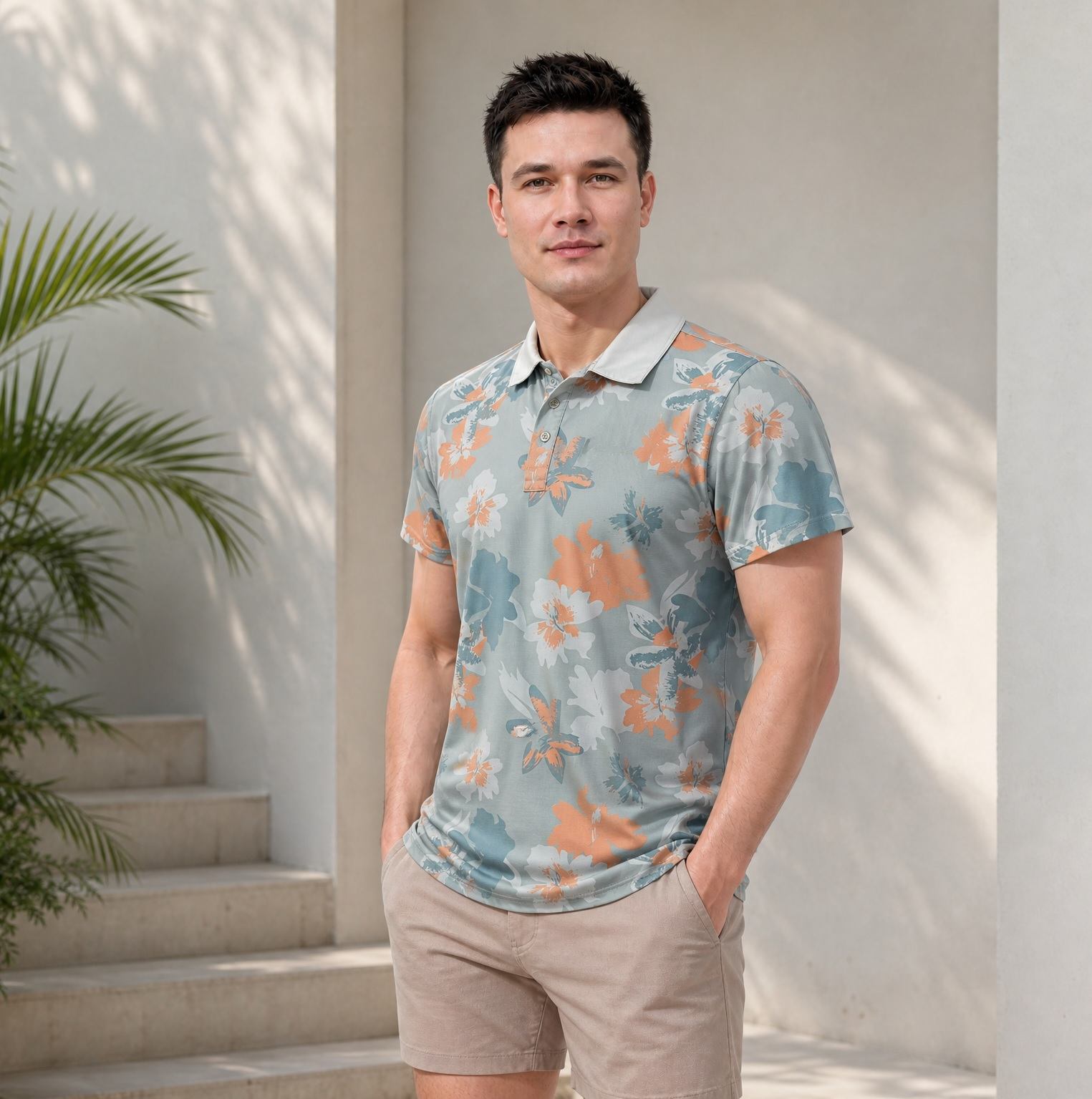 MEN'S ICE-FEEL SPANDEX POLO